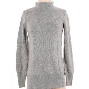 NWT Greylin Wool Blend Gray Cowl Funnel Turtleneck Sweater Small